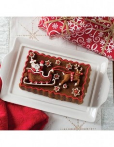 Stampo Nordic Ware Santa's Sleigh Loaf Pan - Slitta di... 2