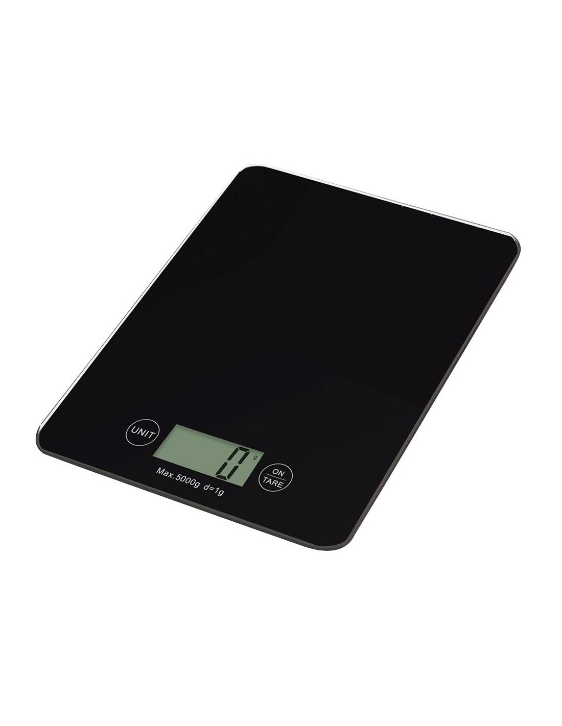 Bilancia da cucina digitale, touchscreen, nera, fino a 5 kg - PEARL