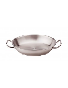 Tegame in acciaio inox - due maniglie - fondo induzione