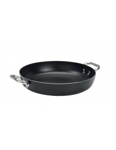 Tegame in alluminio antiaderente 3 mm - 2 maniglie inox -...