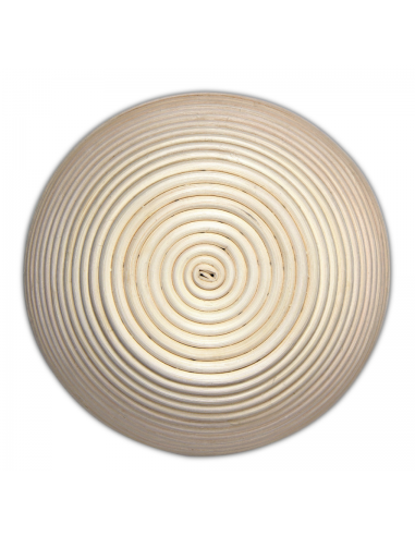 Cestino da lievitazione tondo in rattan