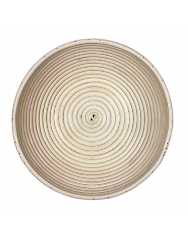 Cestino da lievitazione tondo in rattan