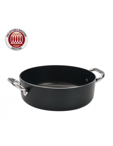 Casseruola bassa per induzione in alluminio...