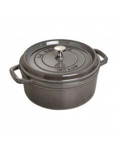 Staub - Cocotte in ghisa tonda - Grigia