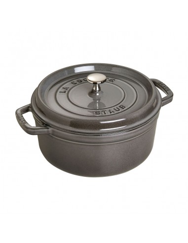 Staub - Cocotte in ghisa tonda - Grigia