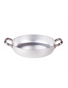 Tegame in alluminio 3 mm - 2 maniglie inox