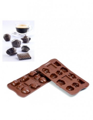 Stampo cioccolatini TEA TIME in silicone