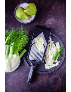 Microplane Mandolina a V con lama liscia e Julienne 2