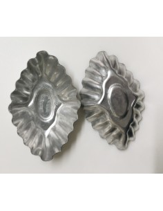 Stampo Tartelletta festonata in alluminio - Confezione 6 pz