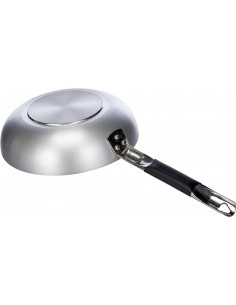 Padella svasata alta per induzione in alluminio 3 mm -... 2