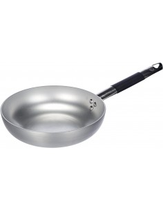 Padella svasata alta per induzione in alluminio 3 mm -...
