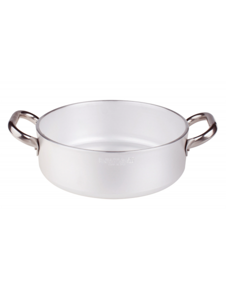 Casseruola bassa radiante in alluminio 5 mm - due manici inox