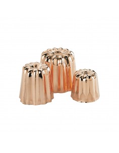 Stampo per Canelés Bordelais in rame stagnato de Buyer 2