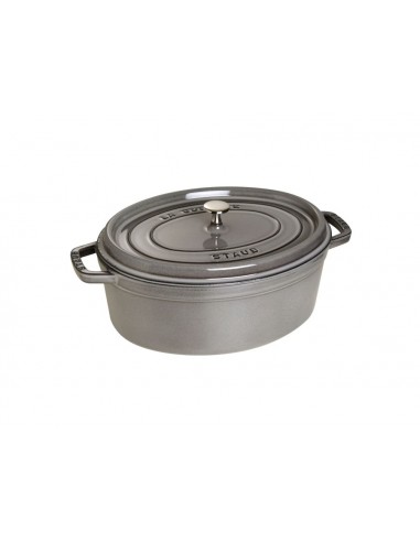 Staub - Cocotte in ghisa ovale - Grigia
