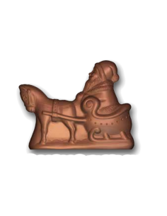 Stampo per cioccolato in policarbonato BABBO NATALE CON...