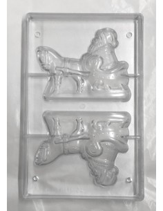 Stampo per cioccolato in policarbonato BABBO NATALE CON... 2