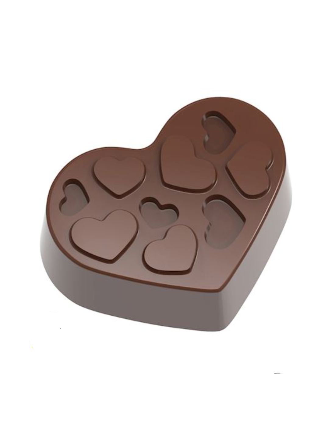 Cioccolatini A Forma Di Cuore Ripieni In Un Barattolo Di Caramelle Con  Coperchio E Adesivo Personalizzato