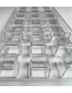 Stampo per cioccolato in policarbonato CUBO LISCIO Cm 2 2