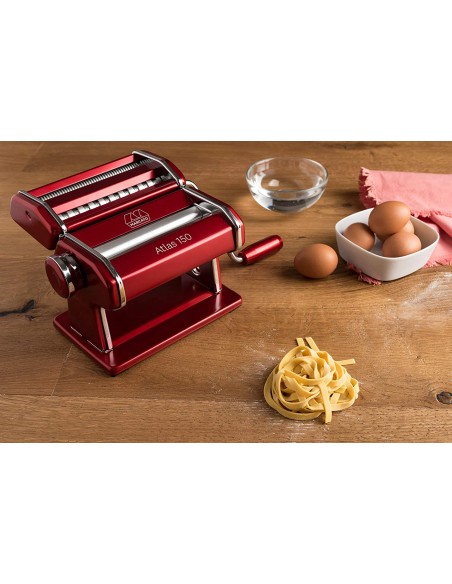 Macchina per pasta fresca ATLAS 150 COLOR di Marcato - ROSSA