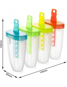 Set 4 stampi per ghiaccioli 2