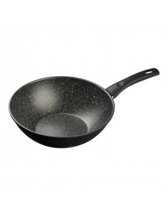 Wok in alluminio antiaderente fondo a induzione - Serie...