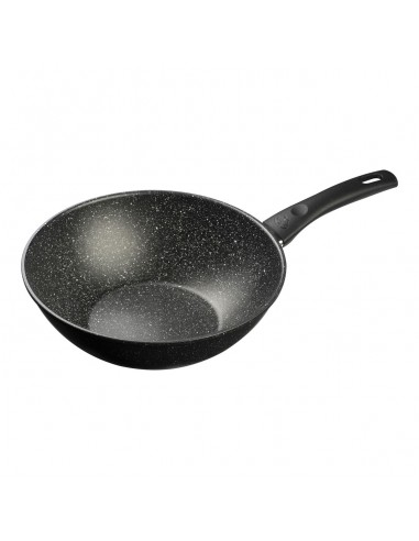 Wok in alluminio antiaderente fondo a induzione...