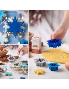 Set 3 tagliapasta FIOCCO di NEVE 2