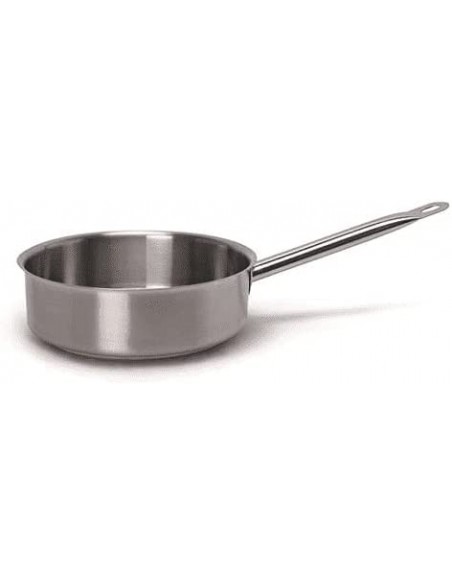 Ballarini - Casseruola bassa inox - 1 manico - fondo induzione