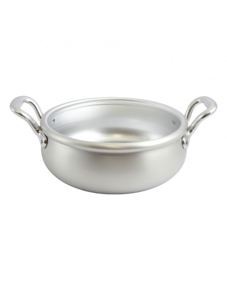 Casseruola ligure - pentola per risotto in alluminio con coperchio