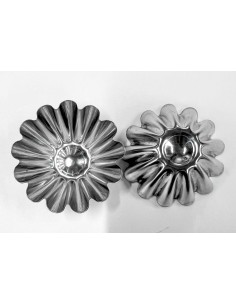 Confezione 10 tartellette festonate in acciaio inox 2