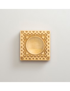 Stampo in legno decorato per ravioli - CUORI