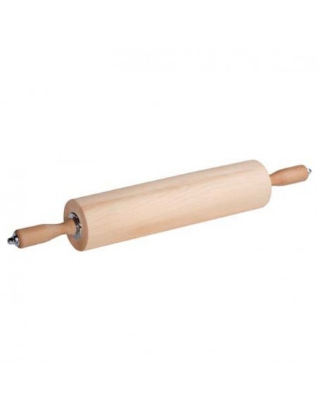 Mattarello professionale in legno girevole con cuscinetti a sfera