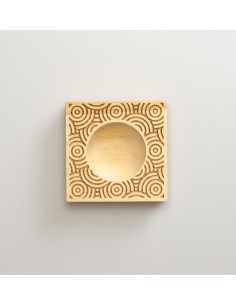 Stampo in legno decorato per ravioli - CIRCLES
