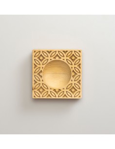 Stampo in legno decorato per ravioli - DECO