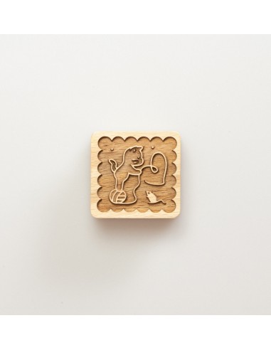 Stampo in legno per biscotti - GATTO