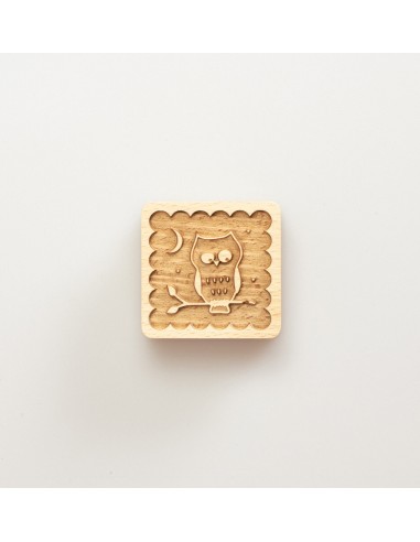 Stampo in legno per biscotti - GUFO