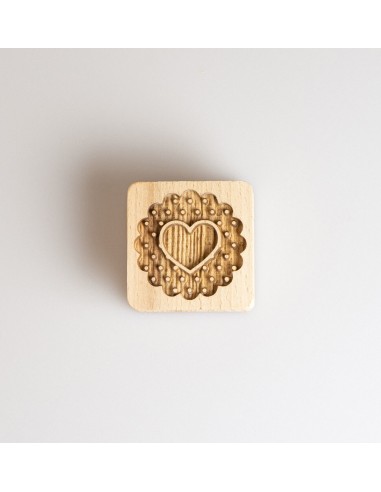Stampo in legno per biscotti - CUORE
