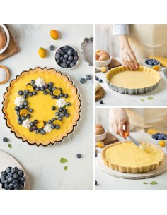 Stampo per crostata design Ø Cm 25 - fondo mobile -... 2