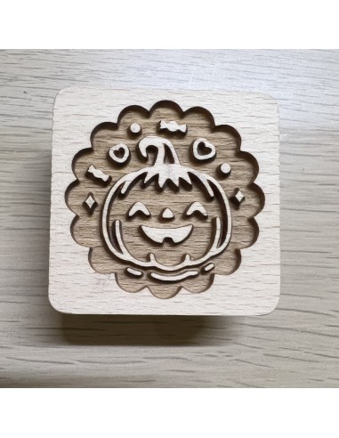 Stampo in legno per biscotti - Zucca