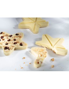 Stampo per cioccolato in policarbonato TAVOLETTA STELLA -... 2