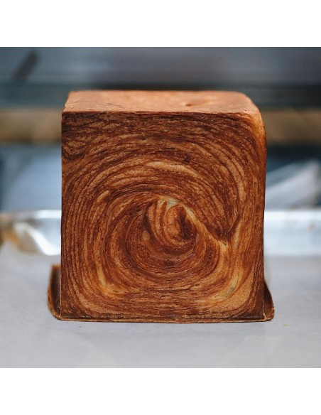 Stampo in lamiera alluminata per CROISSANT CUBICO / MINI PANE IN CASSETTA - Cm 7 x 7