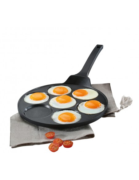 Padella per pancake in alluminio forgiato con rivestimento antiaderente