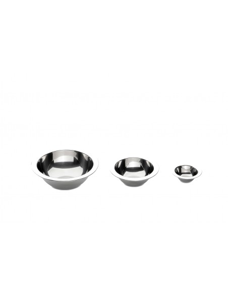 Set 3 mini ciotole in acciaio inox