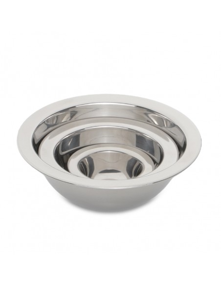 Set 3 mini ciotole in acciaio inox