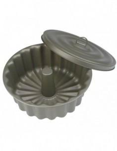 Stampo per budino antiaderente con coperchio ( 1,7 Lt )