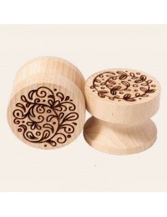Confezione due stampi per corzetti in legno di faggio -...