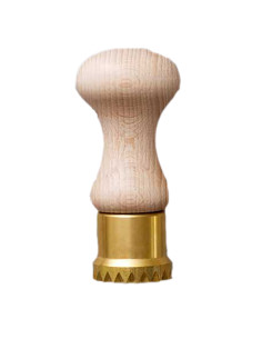 Stampo ravioli ottone tondo mm 34 con estrattore - bordo...