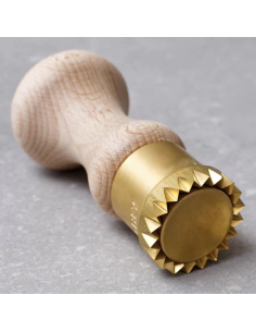 Stampo ravioli ottone tondo mm 34 con estrattore - bordo... 2