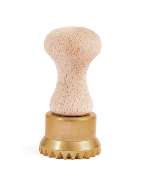 Stampo ravioli in ottone tondo mm 50 con estrattore