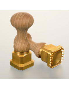 Stampo ravioli in ottone quadro mm 35 con estrattore